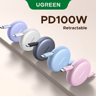 UGREEN 100W USB-C to USB-C Retractable Charging Data Cable Support Samsung 45W Fast Charging Cable