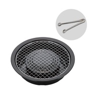 【Iwatani岩谷】圓型網燒烤肉盤-29cm-搭贈不銹鋼燒肉夾