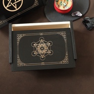 Tarot Card Storage Card Box Black Storage Box Gift Box Wooden Box Tarot Card Storage Box [Y]