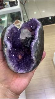 包郵烏拉圭頂級紫晶晶窩 超絕奇石晶窩 晶芽顏色濃郁 有外來財 有太晶 有洞 有晶花 欣賞價值拉滿。送