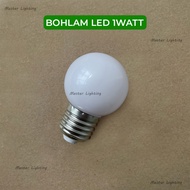 L122 1 watt warm white led bulb, 1w night light bulb