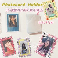 High Clarity Photocard Toploader With Films B8 A7 3R 4R Hard Photo Case K-POP Idols Postcard PC Hold