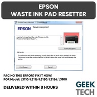 EPSON Printer Waste Inkpad Resetter for L3100/L3110/L3116/L3210/L3250/L3150/L3156 Waster Ink Pad Res