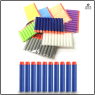 [oqing] 100pcs For Nerf Bullets EVA Soft Hollow Hole Head 7.2cm Refill Bullet Darts for Nerf Toy Gun