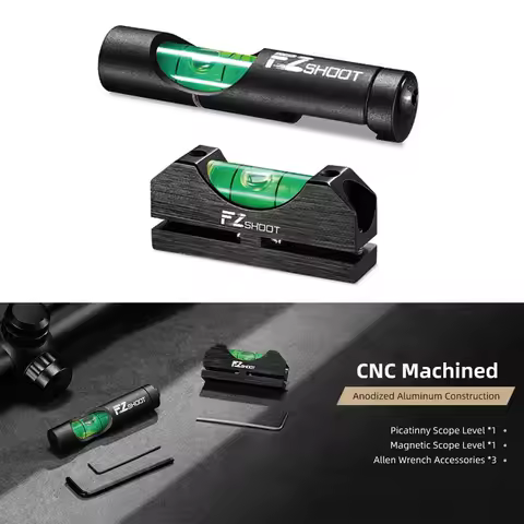 EZshoot Scope Leveling Kit High Precision Scope Bubble Level Universal Magnetic Scope Mounting Kit R