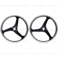 HONDA WAVE125 WAVE 125 W125 W 125 3 LEG SPORT RIM 3 KAKI SPORTRIM 3 SPOKE WHEEL - M-SEKI