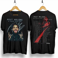 Post Malone สิบสองกะรัตทัวร์2022 Merch 2ด้านข้างW Roddy Ricch Music Tourเสื้อยืด