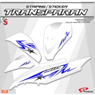 Striping STICKER Mio J Transparent/Gt Simple Motif BINTANG MS0015 V4 Gradient Variation striping/