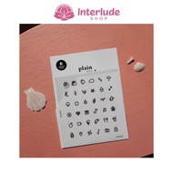 Suatelier Plain Deco Stickers 13 | Interlude Shop
