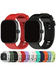 1入組矽膠手錶帶,適用於紅米手錶4/小米手環8 Pro手錶帶