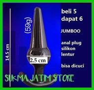 PRODUK TERBAIK !! D0DILDO JUMBO SILIKON ANAL BUTT PLUG ALAT BANTU TOYS