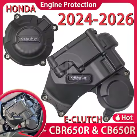 For HONDA CBR650R & CB650R 2024 2025 2026 E-CLUTCH Motorcycle Accessories GB Racing Secondary Engine