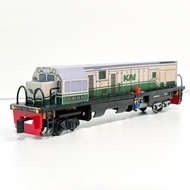 Mainan Kereta Api Indonesia Lokomotif CC201 CC203 CC206 CC300 Bermesin dan Gerbong Penumpang bisa jo