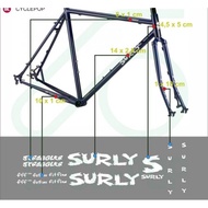 Surly Fixie Bike Cutting Sticker