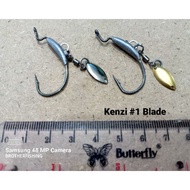 worm Hook Kenzi #1 untuk soft lure 6 cm dan 7 cm