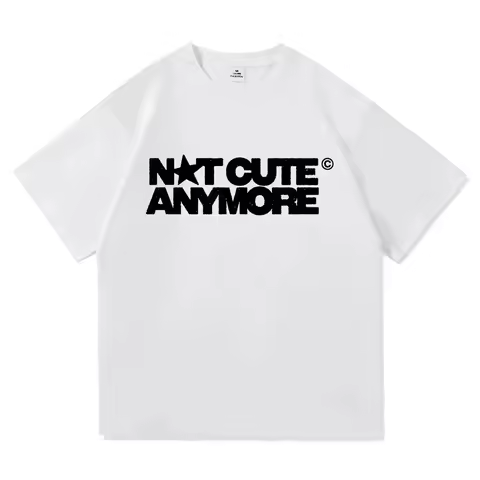 ILLIT Not Cute Anymore Album TShirt Fashion Men/women Clothing Harajuku High Quality Tops Cotton TSh