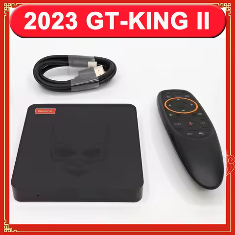 In stock! 2023 GT-King II TV Box GT-King 2 TV Box GT-King 2nd Gen 4K UHD Android TV Box 8GB+64GB Upg
