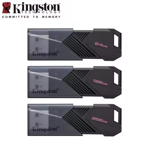Kingston DataTraveler Exodia Onyx USB Flash Drive 64GB 128GB 256GB USB 3.2 Gen 1 Pen Drive Black DTX
