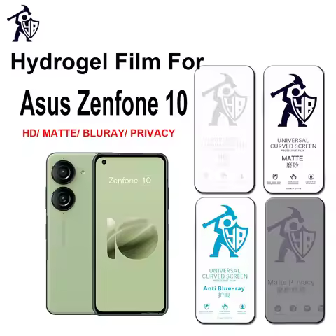 2pcs Original Protection HD Film For Asus Zenfone 10 Screen Protective Protector Blueray Anti Spy Pr