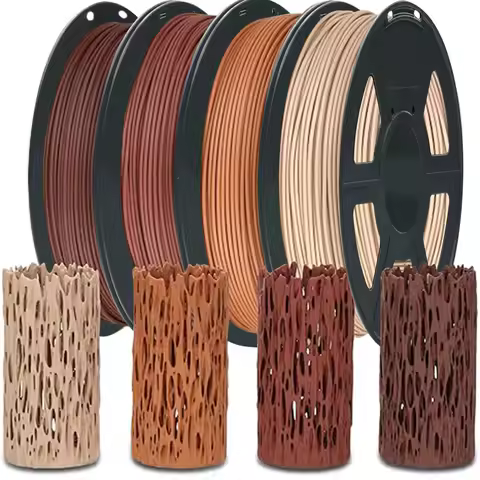 3D Printer Wood Filament PLA 1.75mm Sublimation Wooden PLA 1kg/500g/250g 3D Printing Material Ebony 