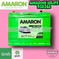 AKI MOBIL TOYOTA FORTUNER DIESEL 95D26L / 80D26L AMARON HI LIFE - SUKU CADANG MOBIL