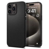 Spigen - iPhone 15 Pro Max Liquid Air 保護殼 - 磨砂黑