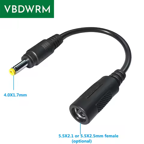DC Plug Adapter DC Plug size converter DC Power Plug 5.5X2.1mm to 4.0X1.7mm Connector DC Plug 5.5X2.