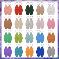 (Y W Z H)40 PCS Hotel Keychain Blank with Key Rings, 20 Colors Plastic Rhombus Motel Keychain, Subli