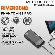 RIVERSONG 20000 mAh PHANTOM 65 PRO Power Bank | 65W Fast Charging | High Speed Laptop Power Bank