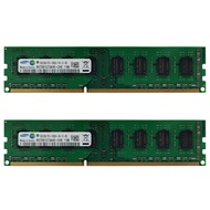 Samsung RAM DDR3 16GB (2X8GB) 1333MHz หน่วยความจำเดสก์ท็อป240Pin DIMM 8GB PC3-10600U 1.5V โมดูลหน่วยความจำ RAM DDR3