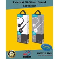 Celebrat G6 Stereo Sound Earphones