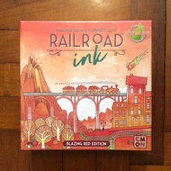 Railroad Ink: Blazing Red Edition board game