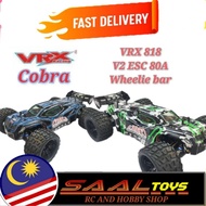 VRX Racing Cobra brushless RH818 1/8💥  V2 80A 💥esc electric truggy rc car remote control toys