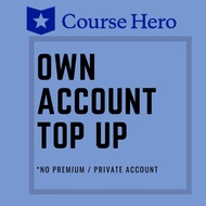 💥Course Hero Top Up💥 Trustable & Fast Service 🔥🔥 Own Account Only ❗ ❗ ❗