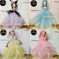 Boneka Viral Barbie Sanrio Pompompurin Kuromi Cinnamoroll My Melody 30cm Doll Girls Gift Yuna Prince