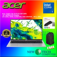 Acer Aspire Lite 16 AL16-54P-54PX 16" WUXGA Laptop Silver ( i5-120U 16GB DDR5 512GB SSD 16" IPS Inte