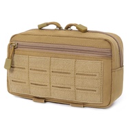 Tactical Molle Horizontal Admin Pouch Multi-Purpose Laser-Cut EDC Tool Pouch Bag