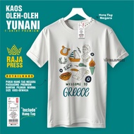 T-SHIRT BY GREECE GREECE WITH HANG PREMIUMTAG MADE IN 30S COTTON PREMIUM SOUVENIR GIFT