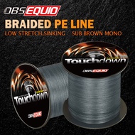 MATEER 100% PE Braided Saltwater Fishing Line 8-Strands 300m/500m 13.6-95.3kg, Abrasion Resistant Up