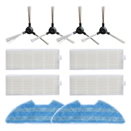 High quality 2 * side brush + 4 * filter + 2 * mop cloth accessories for Proscenic VSLAM-811GB VSLAM