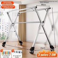 LG Jemuran Baju Besi Stainless 240CM Jemuran Baju Lipat Stainless Jemuran Hanger Jemuran Pakaian