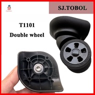 1pair SJ.TOBOL Wheels T1101 Reel Savage Luggage Repair Parts Trolley Case ELLE Universal Wheels