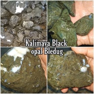 \NEW/ Bahan Batu Black Opal Kalimaya Bledug Boulder MAJA BANTEN