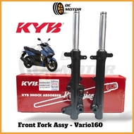 ORIGINAL KYB VARIO160 VARIO 160 FRONT FORK SET FRONT FORK SET ORI KAYABA VARIO160 BLACK DA3016/3017