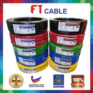 FT Kabel SIRIM APPROVED PVC Cable 1.5mm / 2.5mm PVC Insulated Cable | Kabel Wayar | Wiring Cable PURE COPPER
