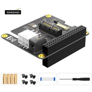 For  5 PCIe FFC to PCIe X1 Slot HAT Expansion Board Gen2 Gen3 for  with 40Pin GPIO Connector