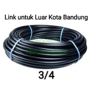 HITAM Black PE Hose 3/4 inch HDPE Pipe 3/4" PDAM Hose Black Hose