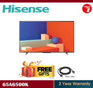 [ Delivered by Seller ] HISENSE 65" inch A6500K Series 4K Smart UHD TV / Television 电视 (65") 65A6500