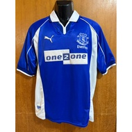 Vintage Everton FC 2000-2002 Home Jersey Size M