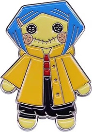 Coraline Other Mother Doll Button Eyes Cartoon Movie Tim Burton 1.3" Enamel Pin Badge